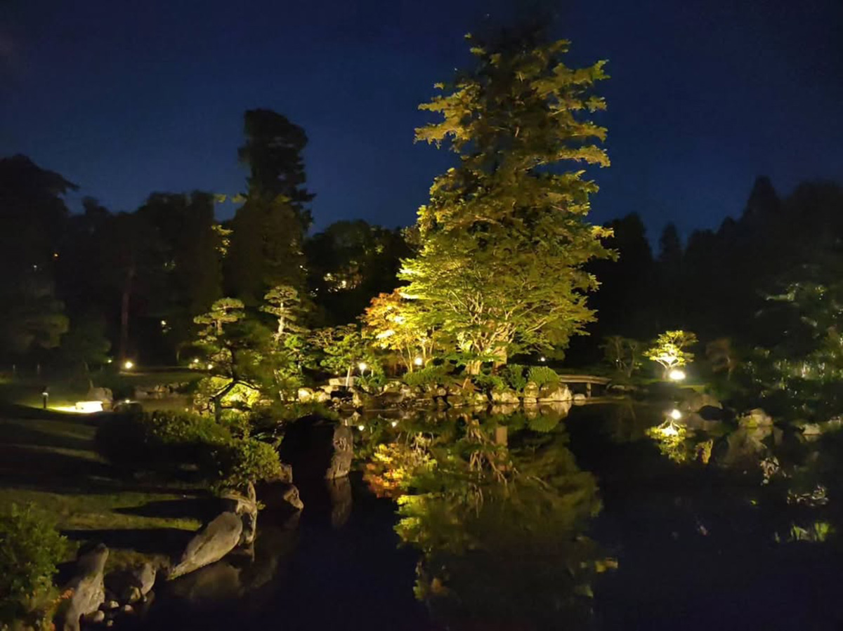 藤田記念庭園　8月の夜間開園