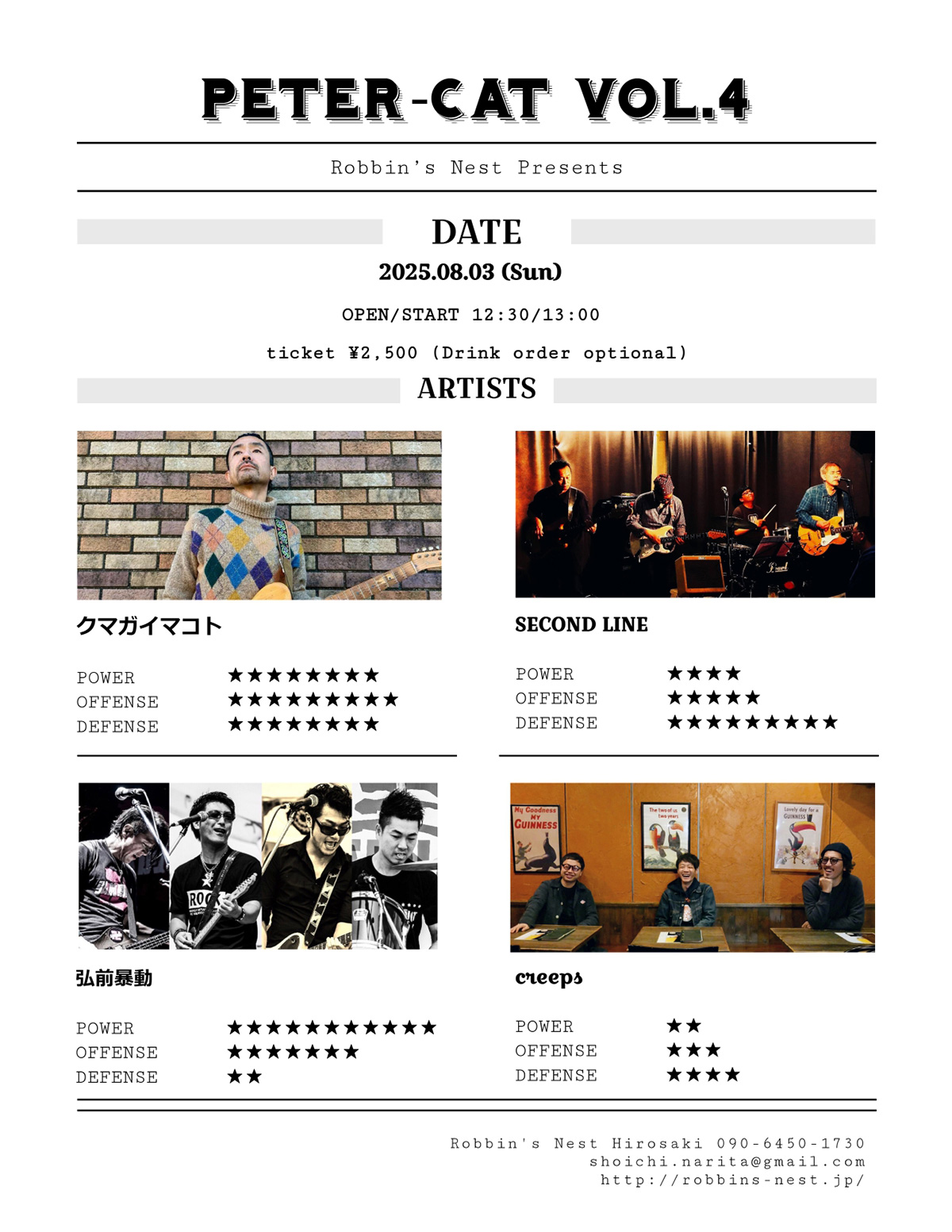 Robbin’s Nest Presents「peter-cat vol.4」