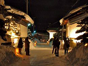 農家蔵ライトアップ