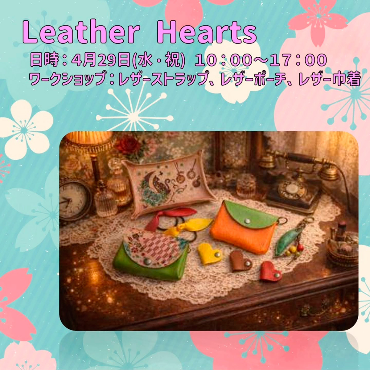 春のクラフトワークショップin平川さくらまつり