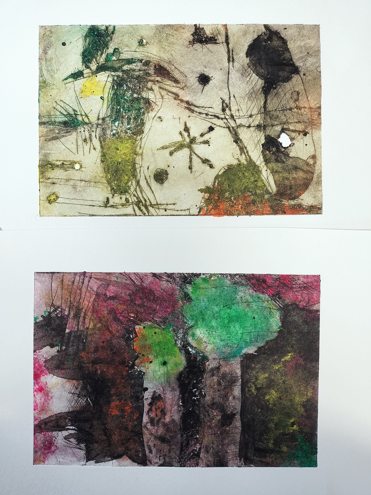 harappa放課後こども美術室「カラフル!ドライポイントはんがワークショップ」