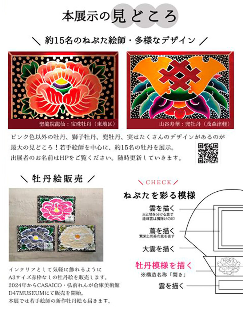 弘前ねぷたのひらき牡丹