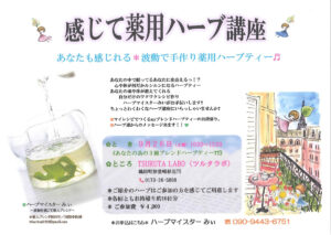 感じて薬用ハーブ講座